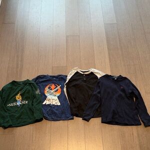 Kids Graphic Long Sleeve Shirt Set 6-7